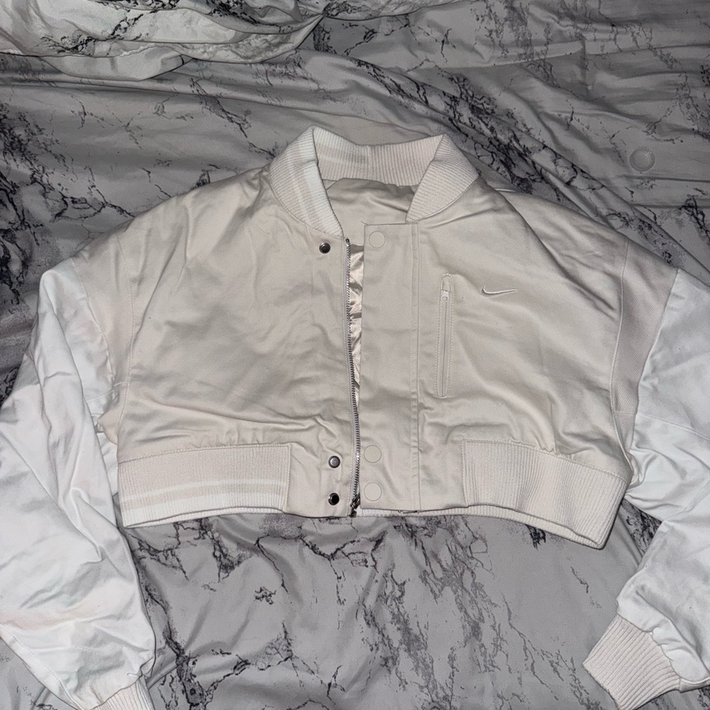 Nike Women's Ivory Bomber Jacket